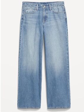 NWT Old Navy Baggy Wide Leg Jeans New 28 W